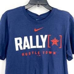 NIKE Mens Houston Astros Rally Home Graphic T-shirt Small Chattanooga Blue NWT
