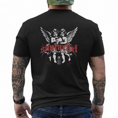 Cherub Angel Graphic T-Shirt Gothic Streetwear Vintage Wings Tee Unisex Black