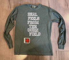 Comfort Colors DJ Trauma Real Feels From The Corn Field Long Sleeve Size M