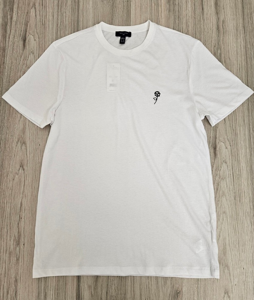 New Look Mens Tshirt Size M White New