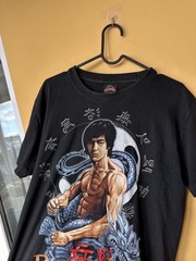 Vintage (The Roxx) – Bruce Lee The Dragon Single Stitch T-Shirt 1990s Size M
