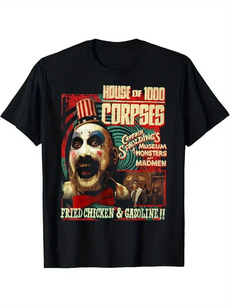 Rob Zombie Captain Spaulding Museum Men’s T-Shirt size S to 5XL