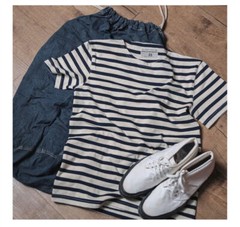 Bronson Breton Stripes T-Shirts Retro Short Sleeve Marine Sailors Shirts TEE USN