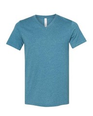 BELLA + CANVAS Unisex Heather CVC V-Neck Tee – 3005CVC