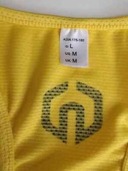NELEUS ‘Dry Fit Logo Muscle’ Mesh Tank Top Men’s M Gym Workout Exercise Ylw NWT!