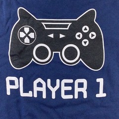 Adult Small & Newborn Gaming Player One Player Two T-Shirt & Bodysuit Set New