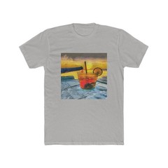 Happy Hour on Sifnos (Greece)- — Men’s Fitted Cotton Crew Tee