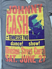 New Mens Johnny Cash t-shirt Poster Dance Show Sz S Small Original