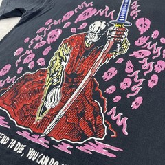 Warren Lotas Pink Skull Puff Print T Shirt Size Small Distressed USA Made