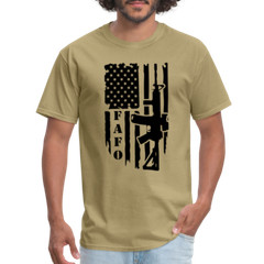 FAFO T-Shirt with AR15 & American Flag