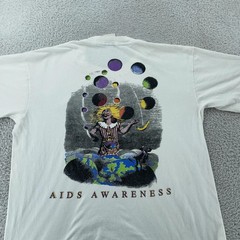 Vtg Hard Rock Cafe AIDS Awareness Shirt Large Signature Series IV Queen Innuendo