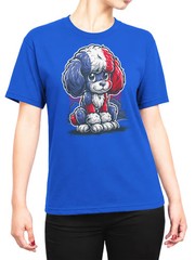 Patriotic Pup Poodle T-Shirt | Unisex