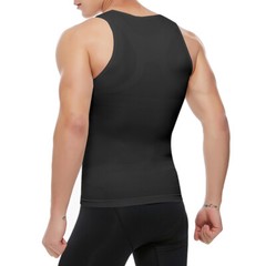 Mens Belly Compression Vest T Shirt Slimming Body Shaper Shapewear Tank Top