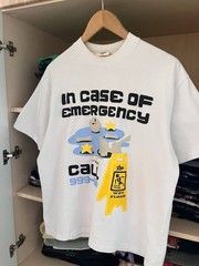 Broken Planet In Case Of Emergency Tee Y2k Mens Size Small