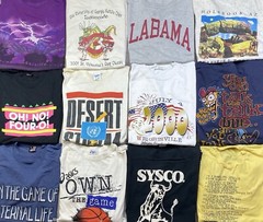 Vintage Graphic shirts Lot Of 20 Promo Funny Cartoons Sport Destinations Mix Szs