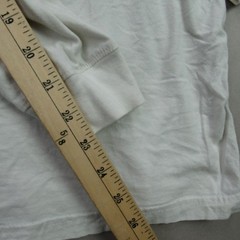 The North Face Men’s XXL Long Sleeve T-Shirt White Green Logo Graphic Tee Cotton