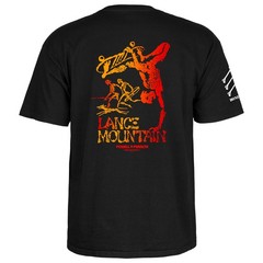 Powell Peralta BONES BRIGADE Lance Mountain FUTURE PRIMITIVE T Shirt BLACK