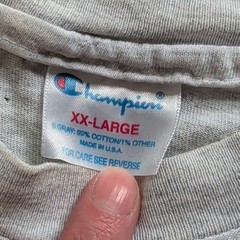 Vintage Champion Shirt Mens 2XL Gray Brooklyn College Graphic Tee Made USA