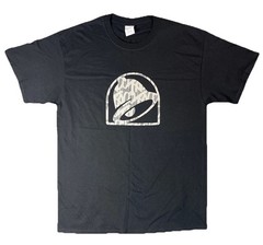 Taco Bell Graphic T Shirt Men’s Large Black Logo Print Crewneck Employee Uniform