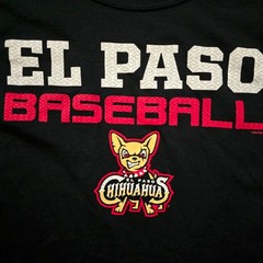 El Paso Chihuahuas MiLB Baseball Graphic T-Shirt Black Mens XL LSG MiLB