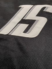 No Lacking Brand Jersey #15, Black, Size: Medium