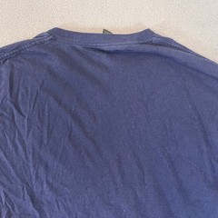 Gildan Mens Large Premium Short Sleeve Heavy Cotton Midnight Navy Casual T-Shirt