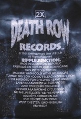 Death Row Records Blue 3D Print Tie Dye T Shirt Size 2XL