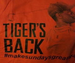 Golf Tiger Woods #makesundaysgreatagain Promotional T-Shirt Men’s Size-Large