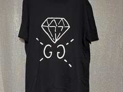New Authentic Gucci Signature Logo Black T-Shirt Size XXL