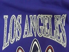 Surf Los Angeles T-Shirt Unisex Small Purple California