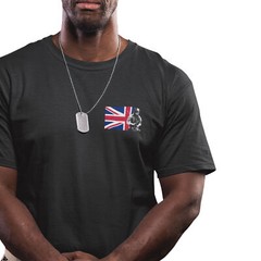 I am A Veteran T Shirt Military Birthday Ex British Army Marine Armed Forces Men
