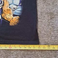Vintage 80s Cartoon THUNDERCATS T-Shirt Logo Mens Size L Black FOTL Thunder Cat