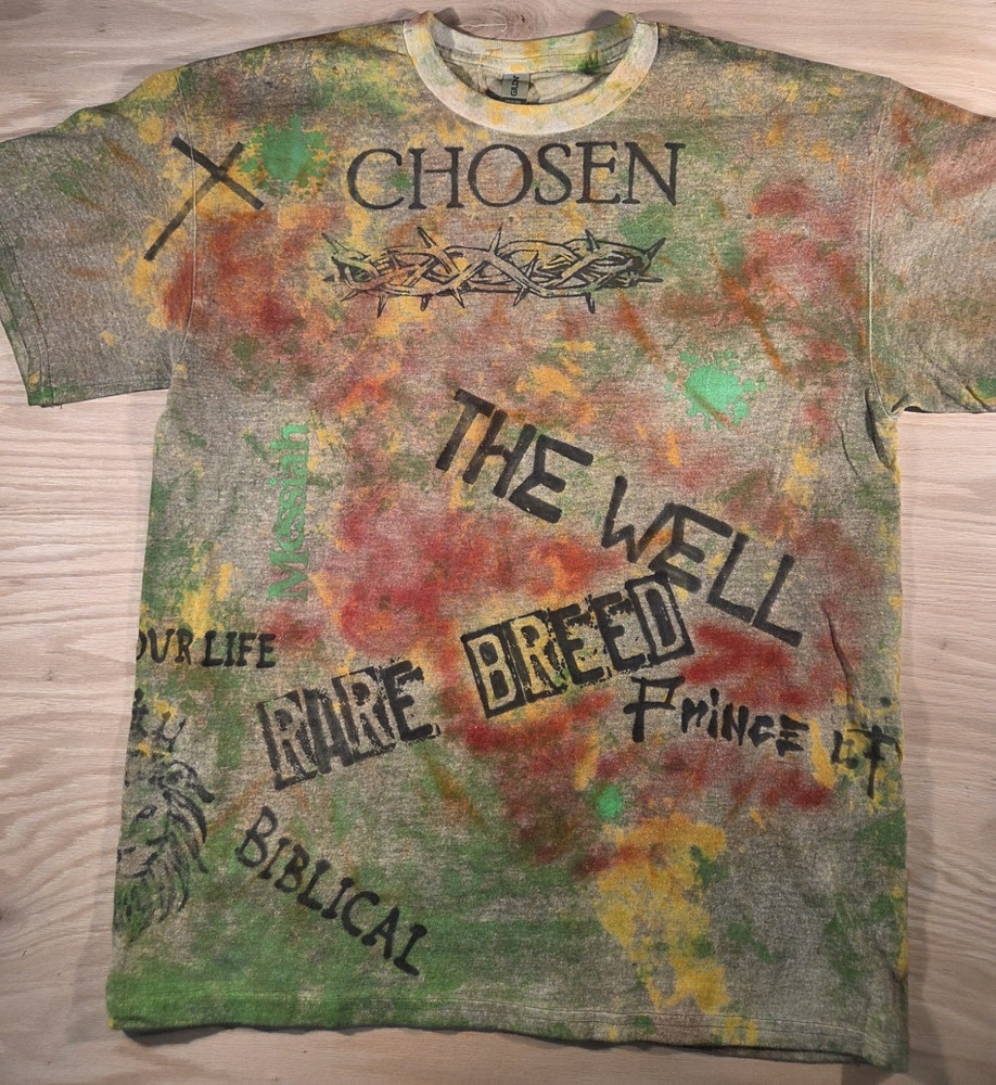 Gildan Biblical Graphic Print Jesus Elijah T-Shirt Multicolor Short Sleeve