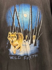 Wild Earth Vintage 90s Wolves Tee – Single Stitch Human-i-Tees XXL