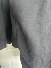 VANS T-Shirt Mens Sz L Short Sleeve Glossy Logo Tee Classic Black On Black Gym