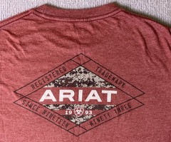 Ariat T-Shirt Men’s M Red Short Sleeve