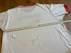 (L) 70s Vintage Stuff It Hot Pepper T Shirt Funny Gardening Screen Print Thin