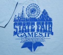 Vintage 1980s Disneyland State Fair Games II Anvil Made in USA 2XL Shirt