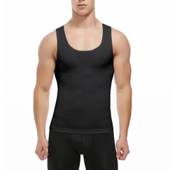 Mens Belly Compression Vest T Shirt Slimming Body Shaper Shapewear Tank Top