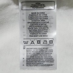NWT Adidas Mens Originals Big Trefoil Out Color T-Shirt White/Team Royal Blue LG