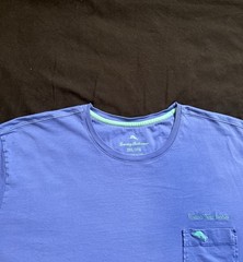 Tommy Bahama Cabo San Lucas Pocket Tee | Blue Pima Cotton Sz 3XL