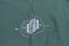 Own Boss Supply Royal Pine Green Short Sleeve Graphic T-Shirt Printed USA Mens L