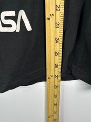 Hollywood T-Shirt Mens XL NASA Astronaut Long Sleeve Black Graphic Tee NASA Logo