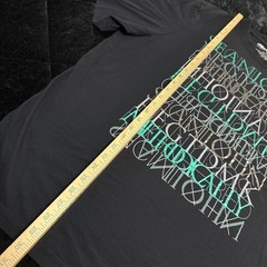 Sean John Vtg 90s Puff Daddy Rap Tee Shirt Size XXL Black Multi Color Logo