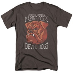 US MARINE CORPS DEVIL DOGS Licensed Adult Men’s Graphic Tee Shirt SM-5XL