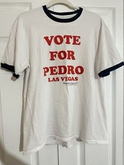 Vote For Pedro Las Vegas 2016 Napoleon Dynamite T Shirt Size Large