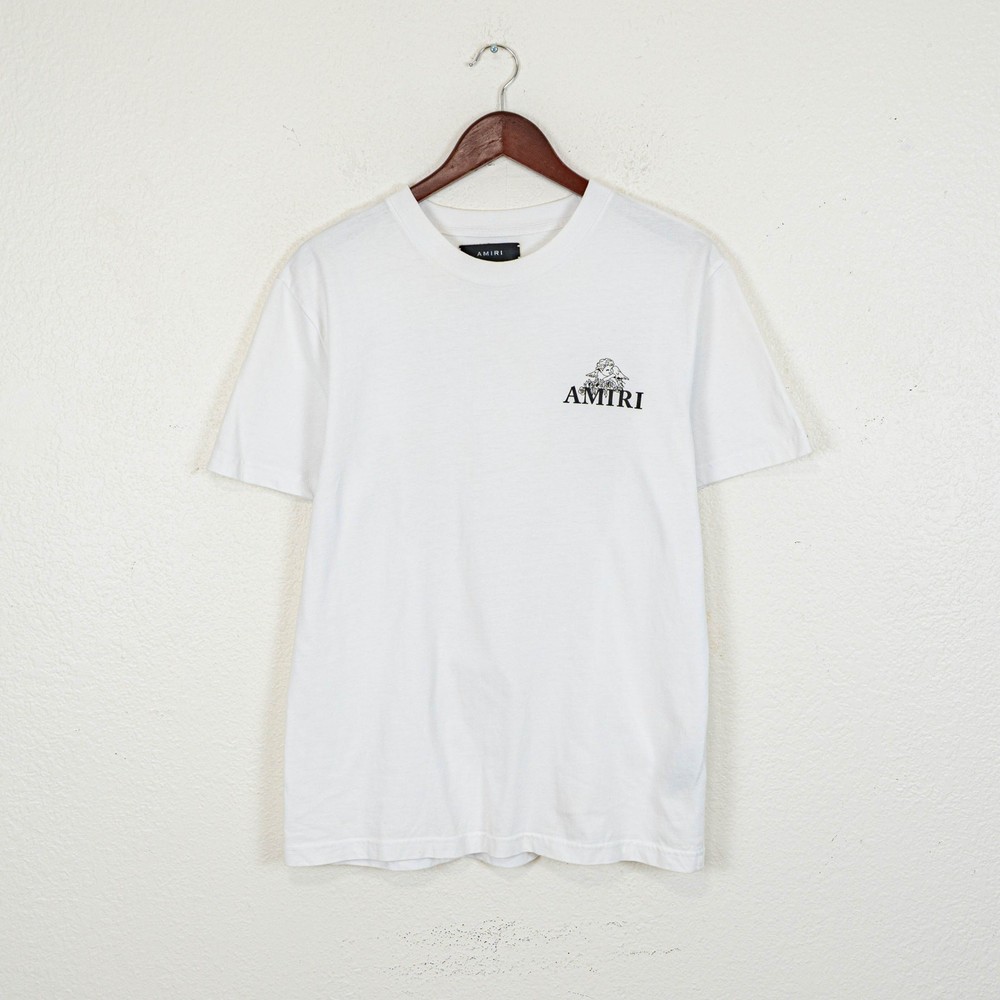 AMIRI Cherub Angel White T-Shirt tee Back Graphic