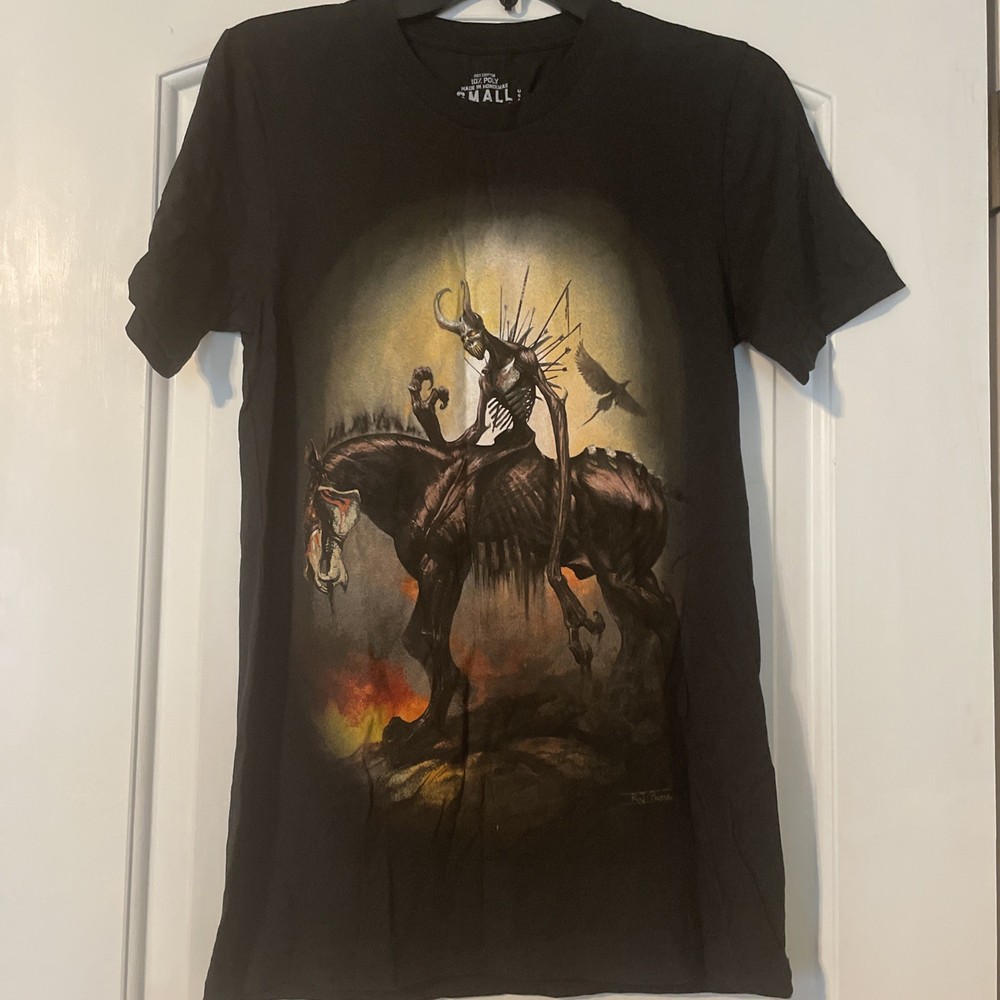 ROOSTER Teeth Studios RWBY Grimm Skeleton Horse Graphic T-Shirt, Size S
