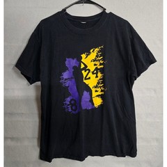Kobe Bryant Lakers Tribute T-Shirt Black Splatter Silhouette 8 24 Medium