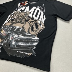 Dodge X Reason Demon Race Club Graphic Print T-Shirt Black Sizes Vary DGS6TM-208